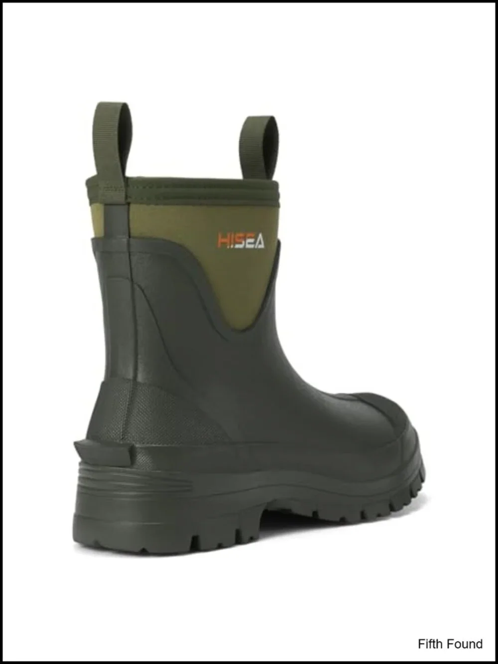 Chelsea Rain Boots Waterproof Neoprene Rubber Pull-On Ankle Garden Shoes